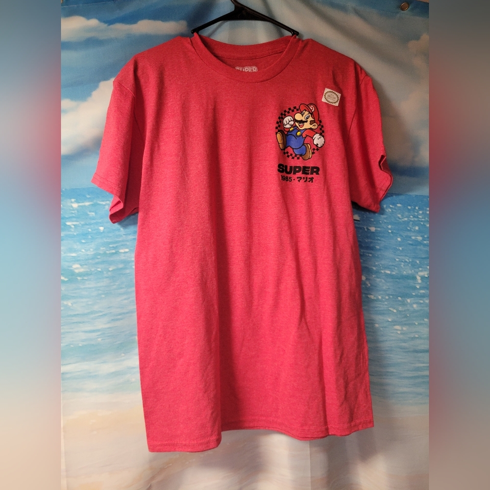 Super Mario NWOT RED Tshirt Mens Size Medium